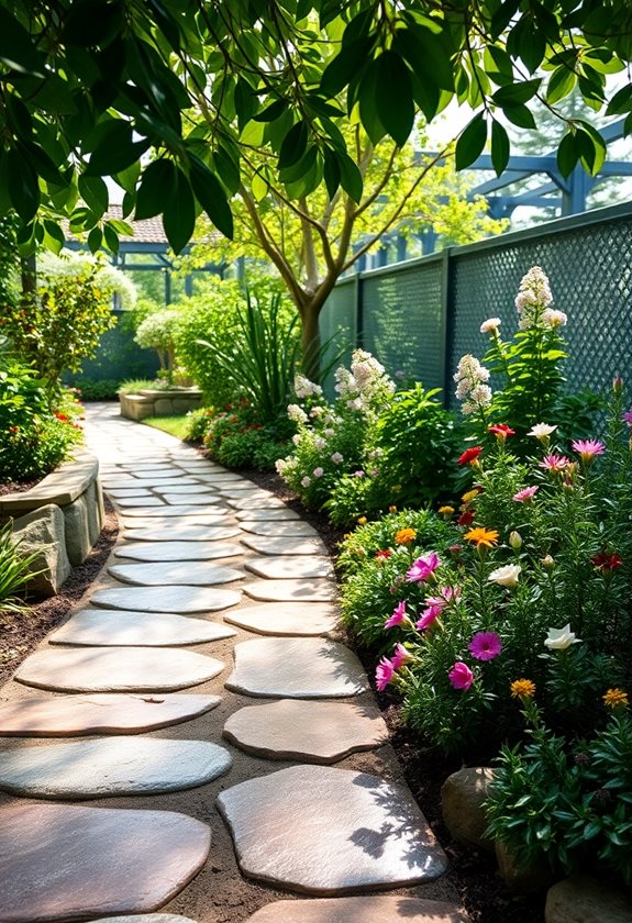 stunning slip resistant garden pathways
