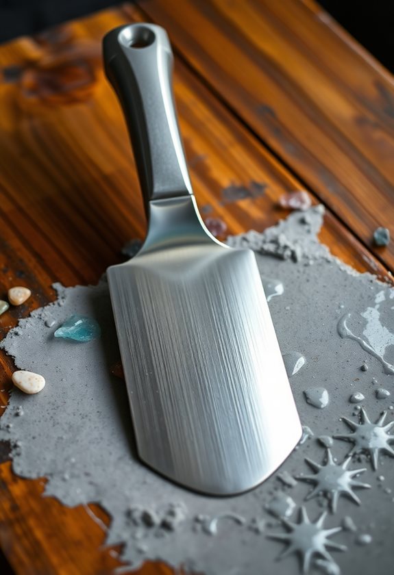 sturdy trowel or spatula