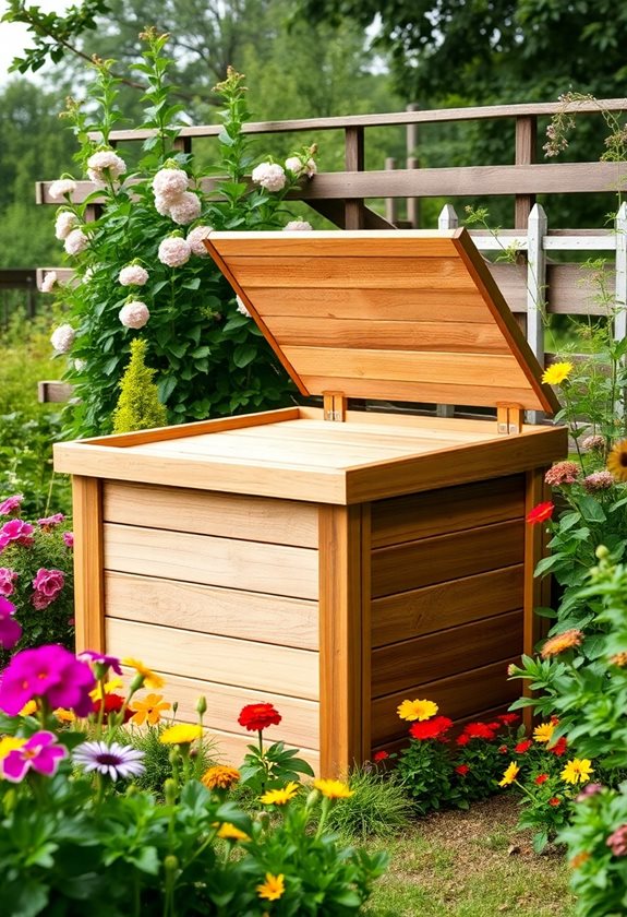 stylish composting for gardens