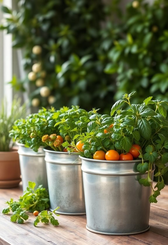 stylish eco friendly garden containers