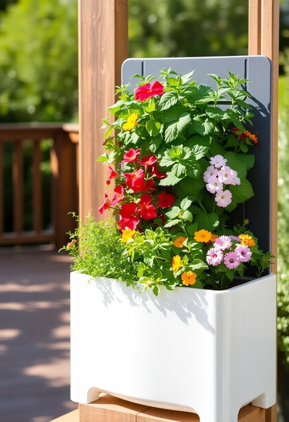 stylish modular vertical planter