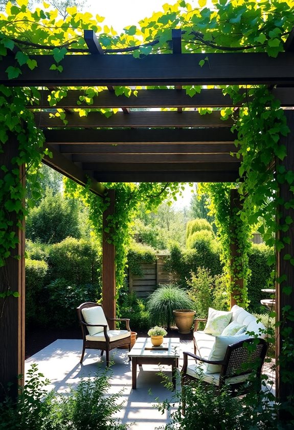 stylish outdoor relaxation structures