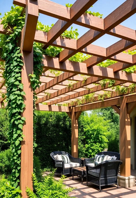 stylish shade garden oasis