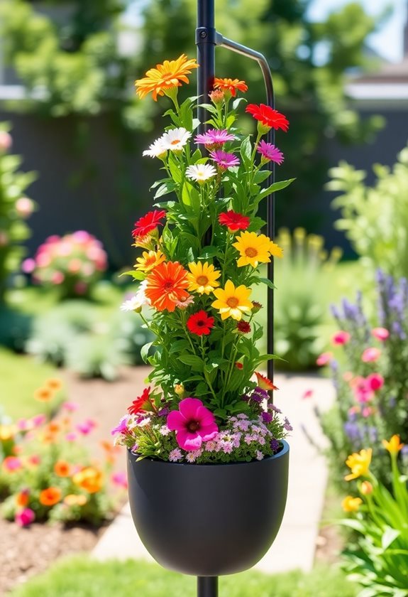 stylish space saving vertical planter
