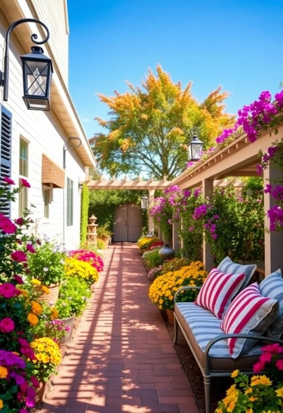 summer garden cheerful decor