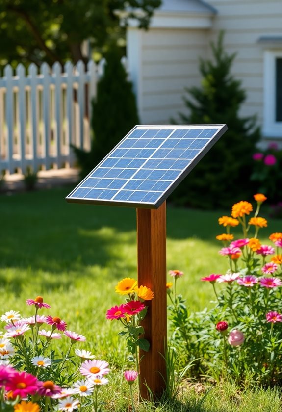 sunny spot for installation