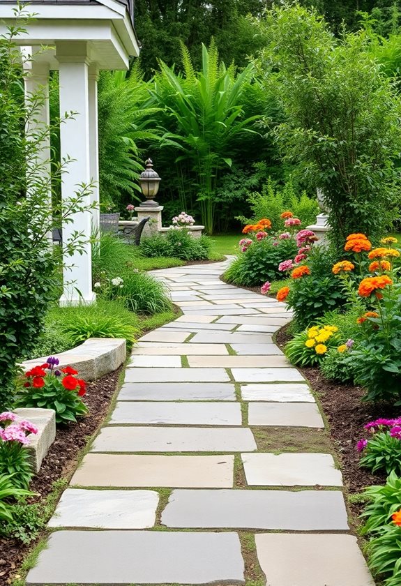 sustainable garden walkway options