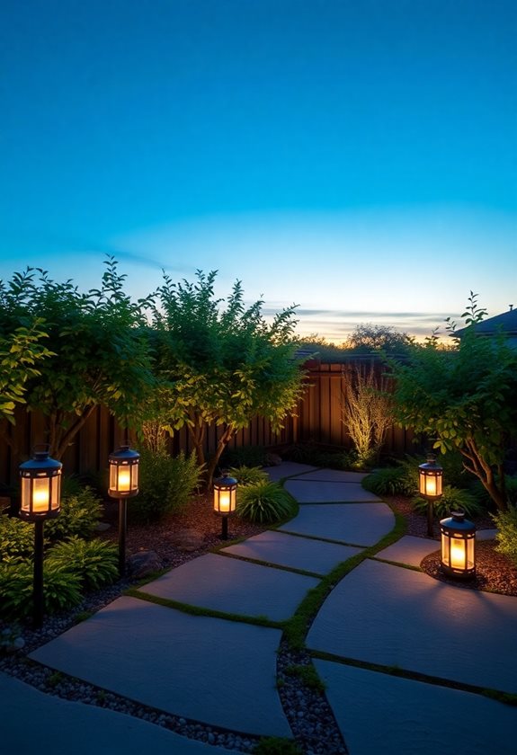 sustainable solar garden lighting