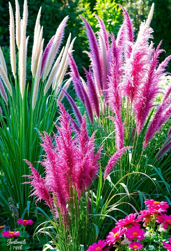textured movement in gardens
