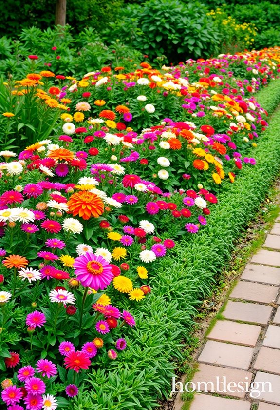 thriving flower bed maintenance