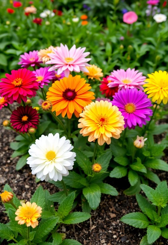 thriving flower garden maintenance