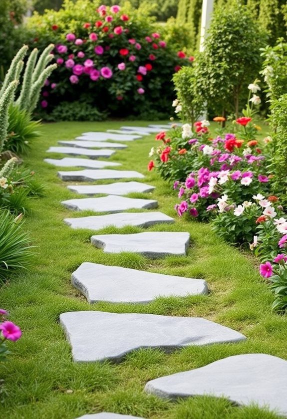 timeless stone garden pathway