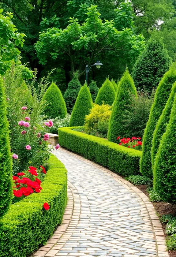 traditional garden walkway options