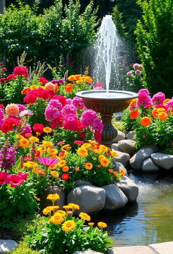 tranquil butterfly garden oasis