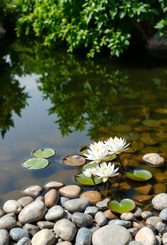 tranquil pond garden retreat