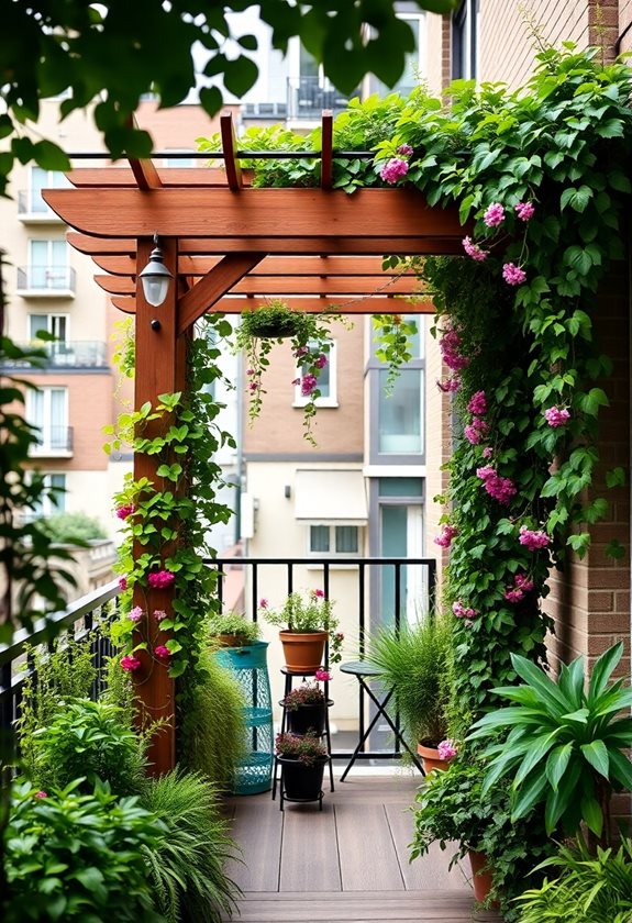 transform space with climbing plants