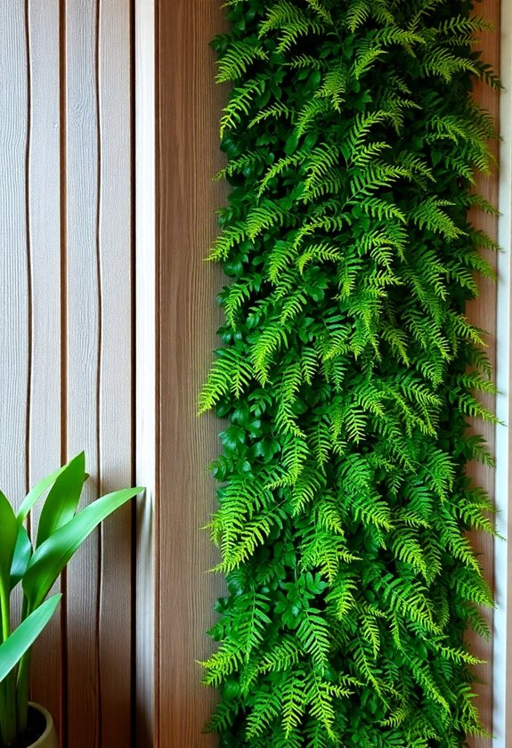 transform walls with ferns