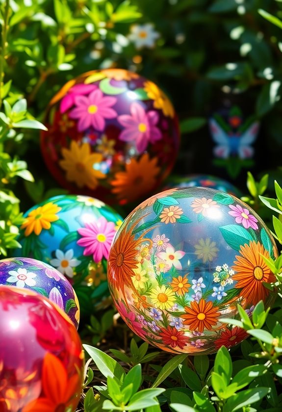 transformative garden globe decor
