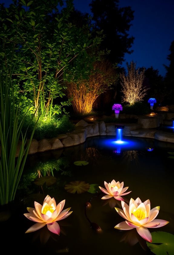 transformative garden pond lighting