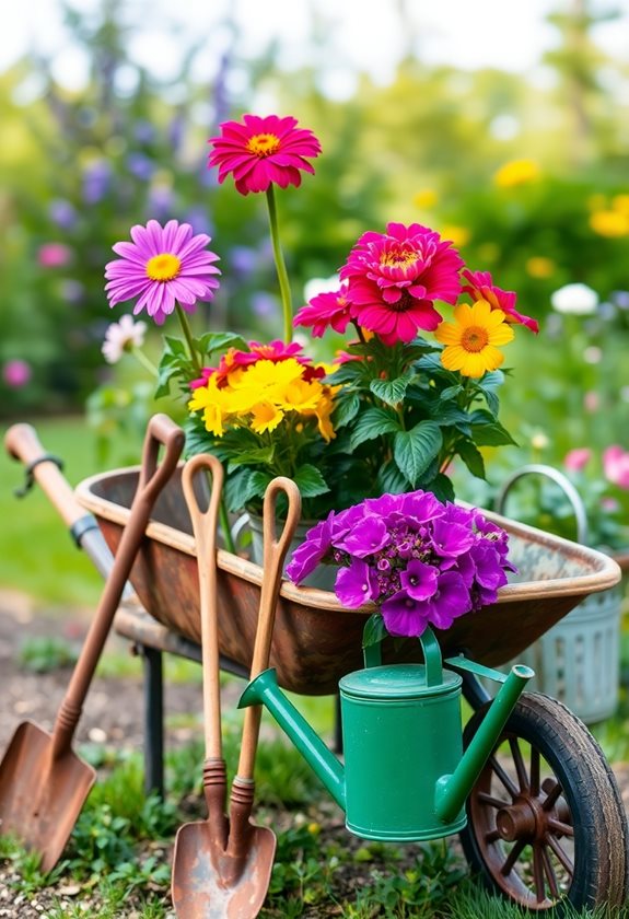 transforming tools into planters