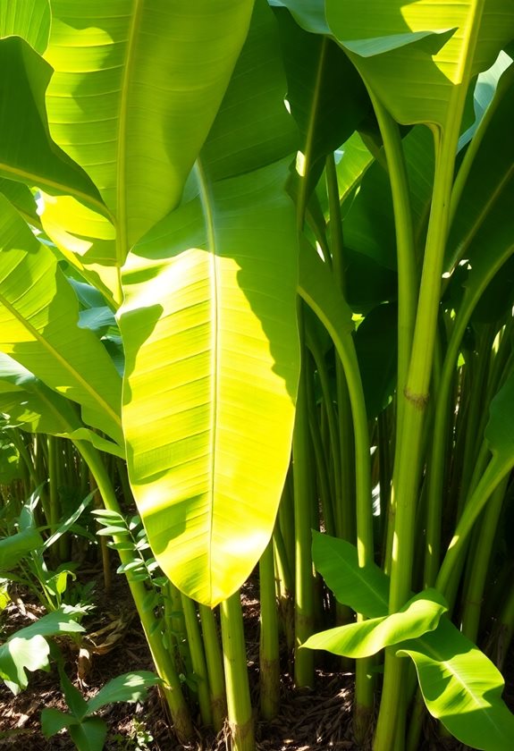tropical banana plant care