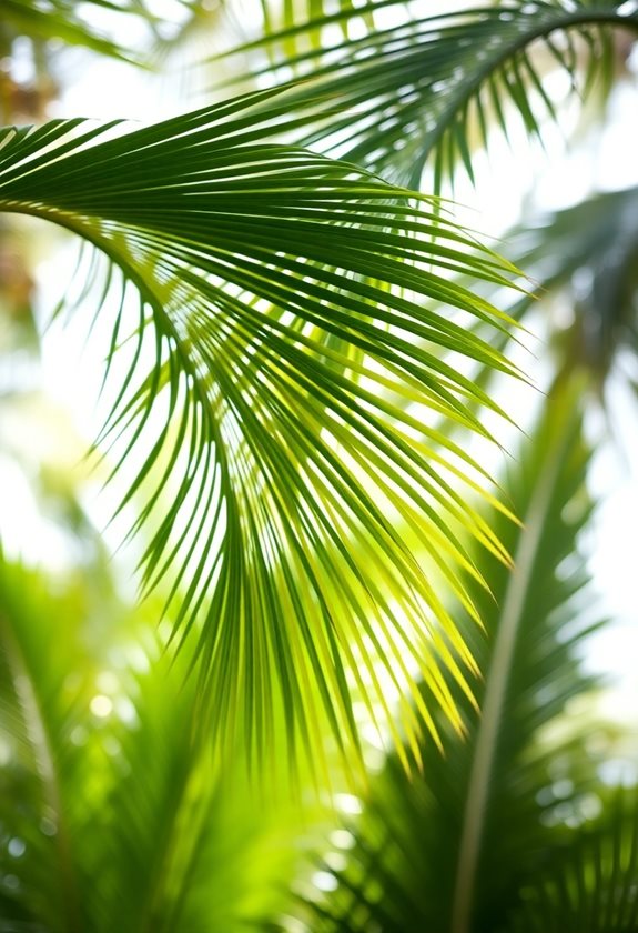tropical palms enhance gardens