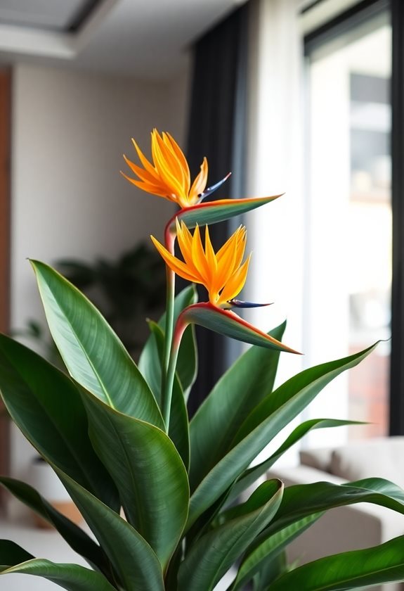 tropical vibrant garden beauty