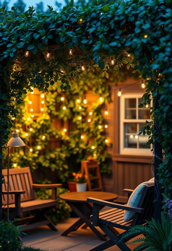 twinkling lights for ambiance