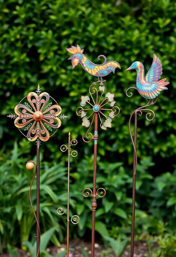 unique durable garden stakes