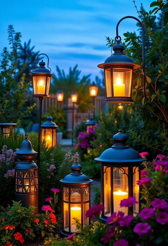 unique garden lighting options
