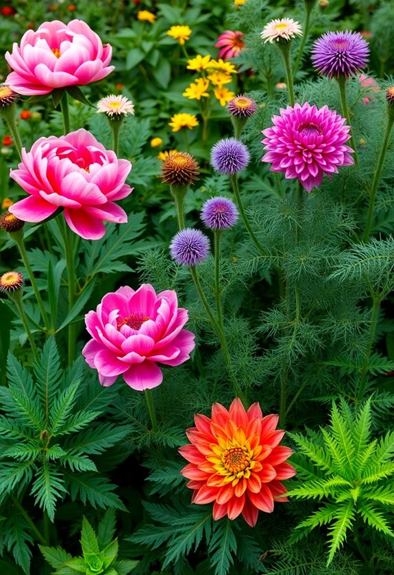 unique garden texture combinations