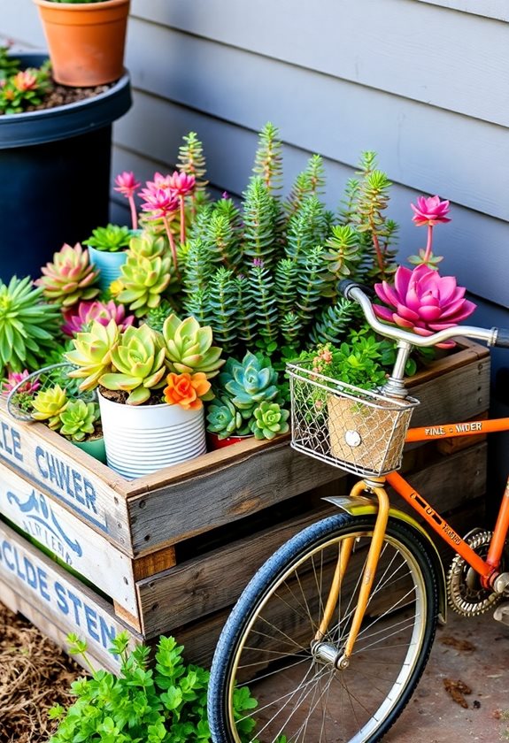 upcycle household items creatively