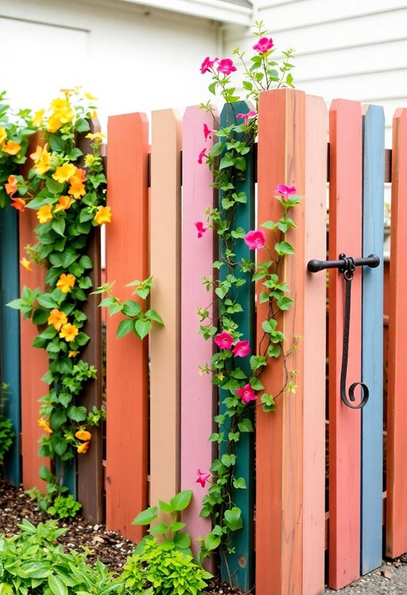 upcycled garden fence ideas
