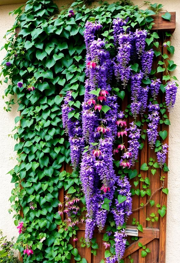 vertical garden climbing plants