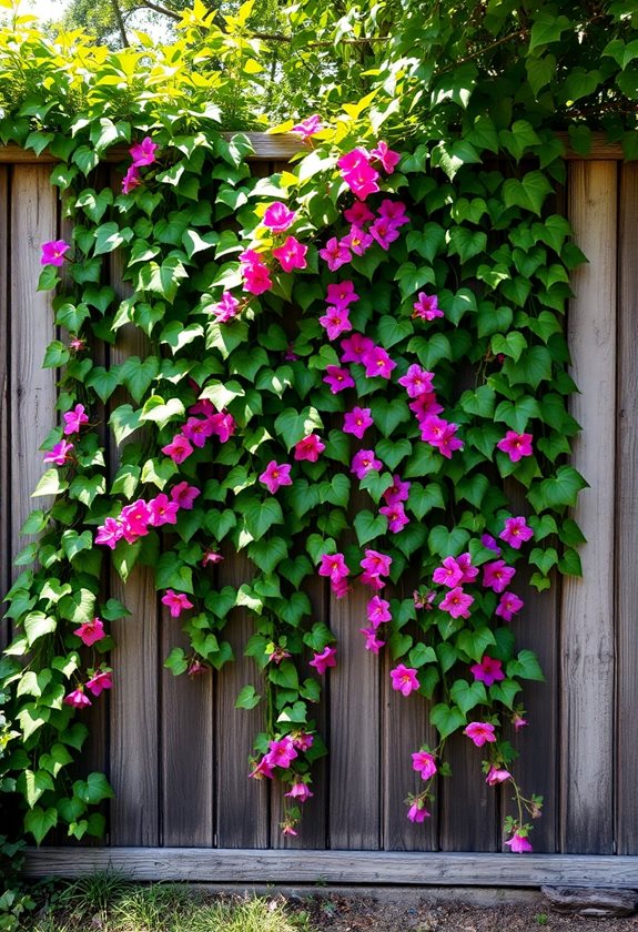 vertical garden climbing vines
