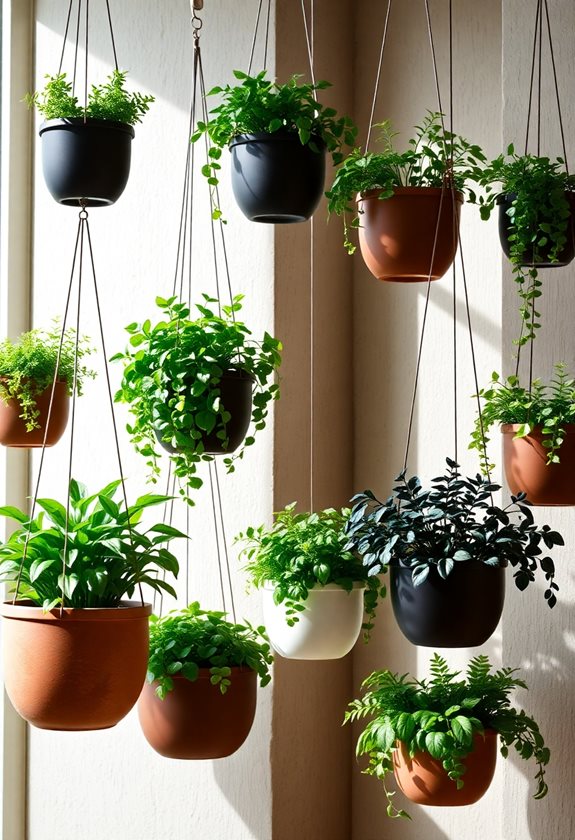 vertical hanging planter ideas