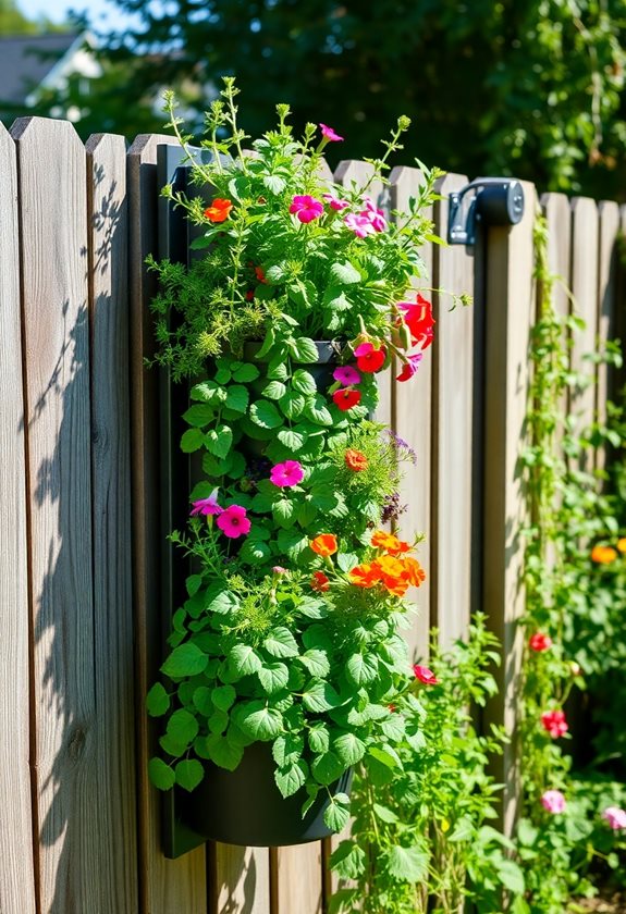 vertical planter for limited spaces