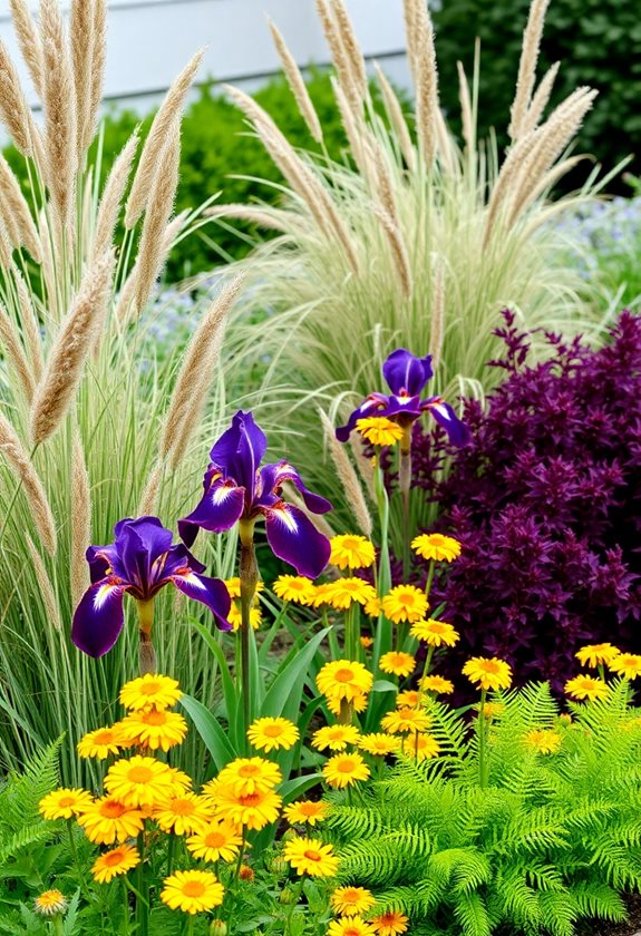 vibrant colors diverse textures