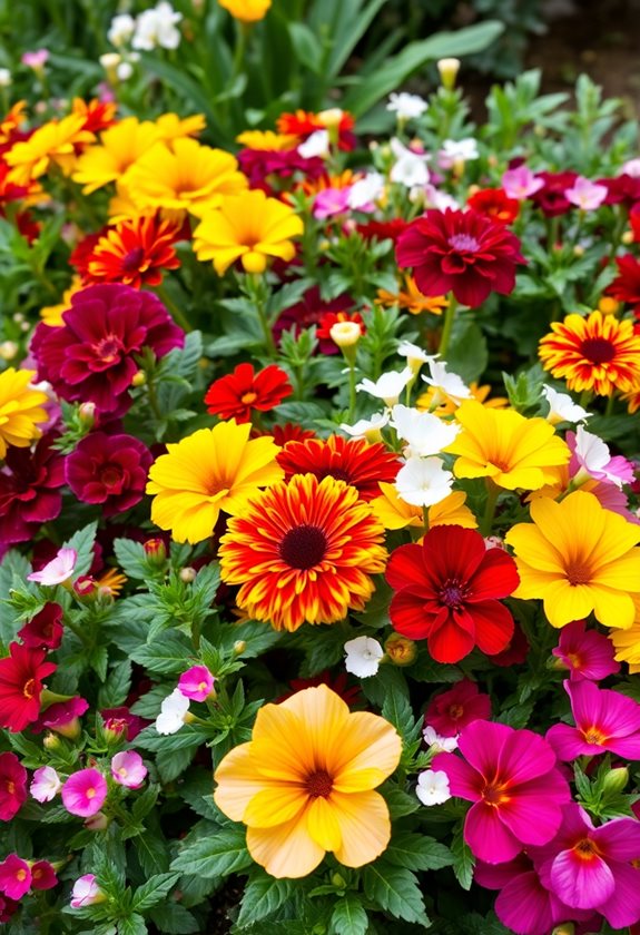 vibrant floral color schemes