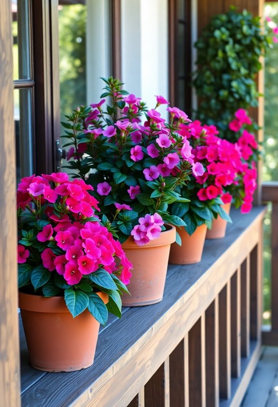 vibrant flower and foliage pairings