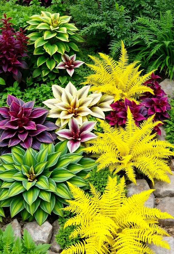 vibrant foliage for gardens