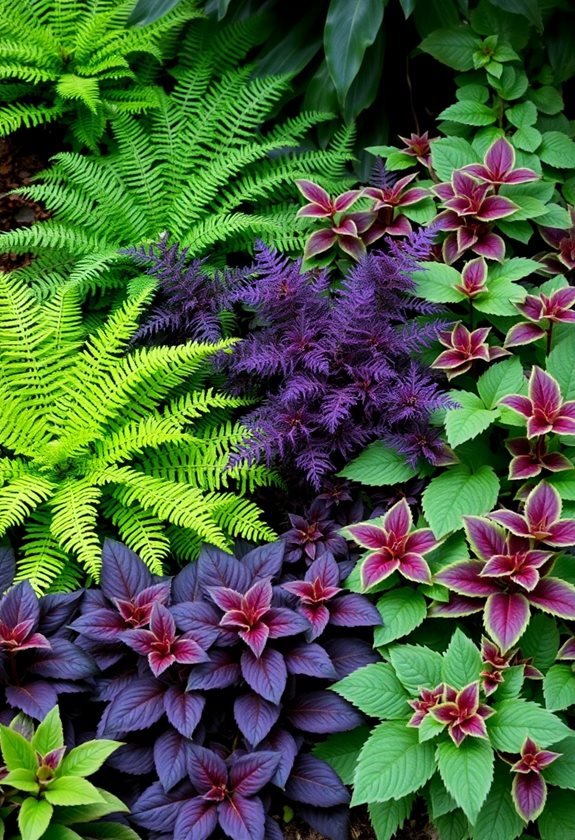 vibrant garden texture combinations
