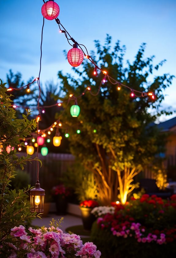 vibrant hues enhance ambiance