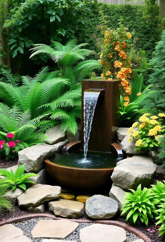 vibrant oasis with plants