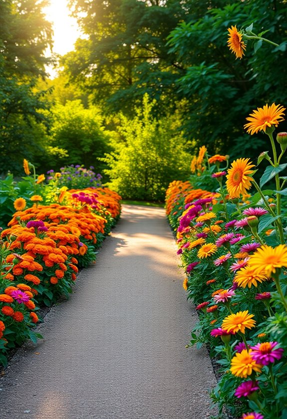 vibrant summer sunflowers thrive