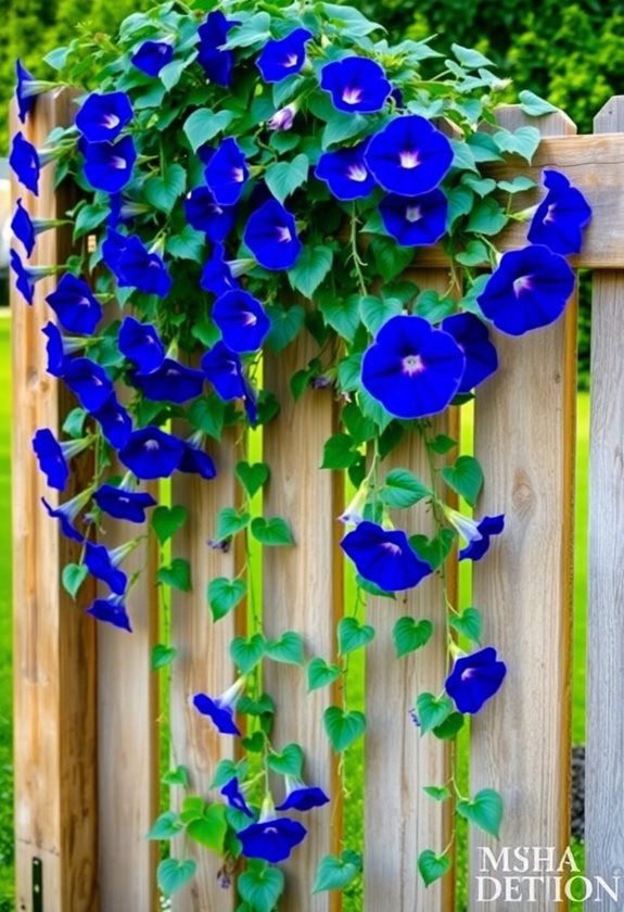 vibrant vines attract butterflies