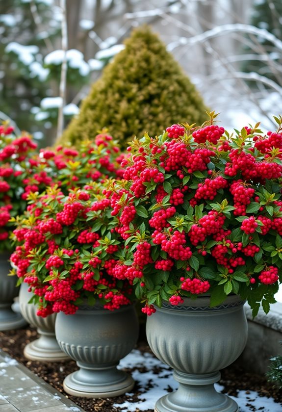 vibrant winterberry garden addition
