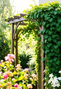 vine support garden structures