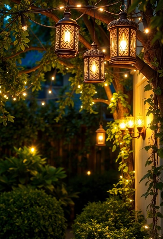 vintage garden lighting ideas