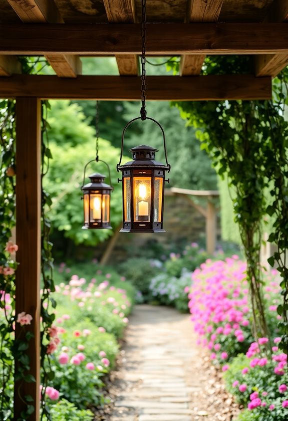 vintage lanterns for ambiance